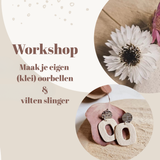 Maak je eigen (klei) oorbellen & vilten slinger