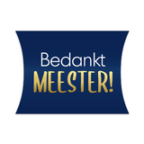 Gondeldoosje bedankt meester - 3 stuks