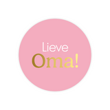 Sluitsticker lieve oma - 10 stuks