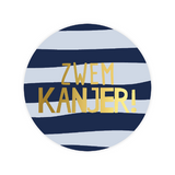 Sluitstickers zwemkanjer - 10 stuks