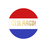 Sluitstickers geslaagd - 10 stuks