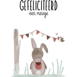 Kaart gefeliciteerd een meisje