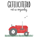 Kaart gefeliciteerd met uw verjaardag