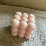 Kaars bubbel roze