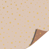 Cadeaupapier ster beige
