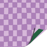 Cadeaupapier paars blok