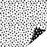 Cadeaupapier wit dots