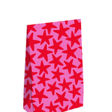 Gift bag ster roze (M) - 5 stuks