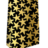 Gift bag sterren goud (L) - 5 stuks