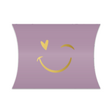 Gondeldoosje lila smiley - 3 stuks