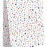 Kraft papieren zakken (XL) confetti - 3 stuks