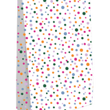 Kraft papieren zakken (L) confetti - 5 stuks