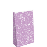 Kraft papieren zakken (L) lila - 5 stuks