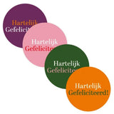 Sluitstickers kleur - 10 stuks