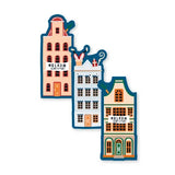 Sluitstickers pietenhuis - 10 stuks