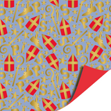 Cadeaupapier sinterklaas rood