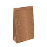 Kraft papieren zakken dots bruin (L) - 5 stuks