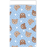 Cadeauzakjes beertje blauw - 5 stuks