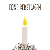 Kaart fijne kerstdagen