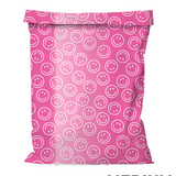 Verzendzakken (M) smiley roze - 5 stuks
