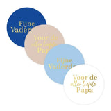 Sluitstickers papa - 10 stuks