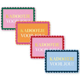 Sluitstickers kadootje voor jou - 10 stuks