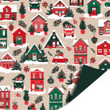 Cadeaupapier kerst winter