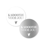 Sluitstickers zilver - 10 stuks