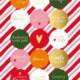 Stickervel streep