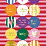 Stickervel kleur