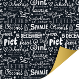 Cadeaupapier vijf december