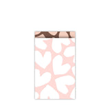Cadeauzakjes hart roze - 5 stuks