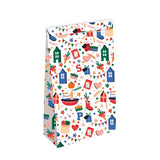 Kraft papieren zakken sinterklaas (L) - 5 stuks
