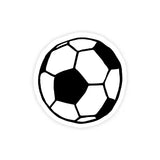 Sluitstickers voetbal - 10 stuks