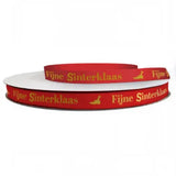 Satijnlint fijne sinterklaas - rood