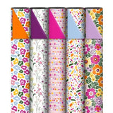 Cadeaupapierset bloemen