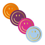 Sluitstickers smiley kleur - 10 stuks
