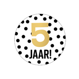 Sluitsticker 5 jaar - 10 stuks