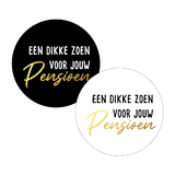 Sluitstickers een dikke zoen voor jouw pensioen - 10 stuks