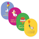 Sluitsticker feest - 10 stuks