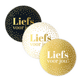 Sluitsticker liefs voor jou - 10 stuks