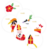 Sluitsticker sinterklaas - 10 stuks