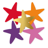 Sluitsticker ster - 10 stuks