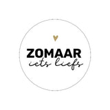 Sluitsticker zomaar iets liefs - 10 stuks