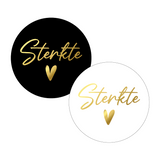 Sluitsticker sterkte twee kleuren - 10 stuks