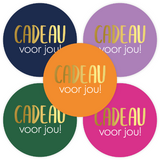 Sluitstickers cadeau voor jou - 10 stuks